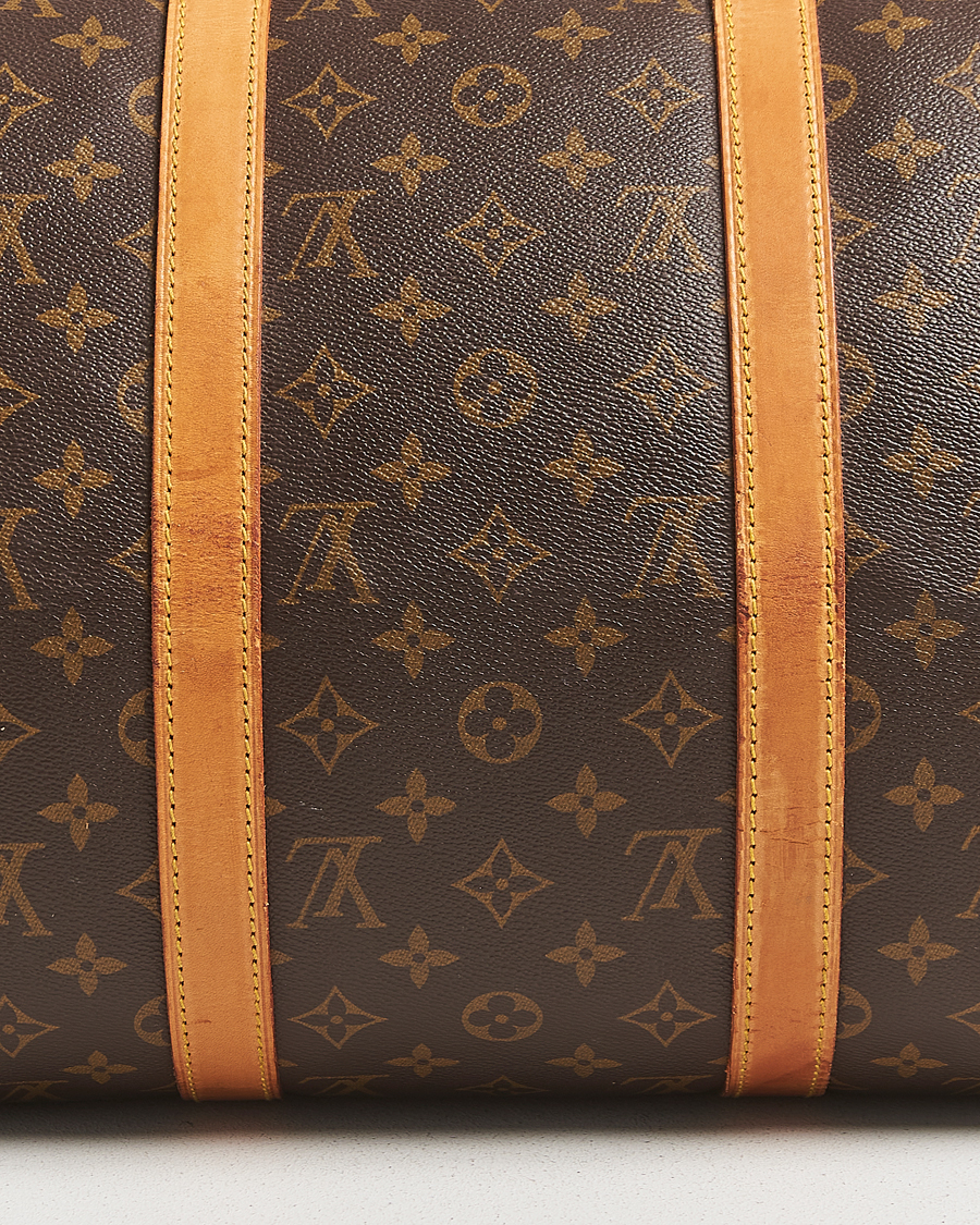 Homme | Louis Vuitton Pre-Owned Keepall Bandoulière 50 Monogram | Louis Vuitton Pre-Owned | Keepall Bandoulière 50 Monogram