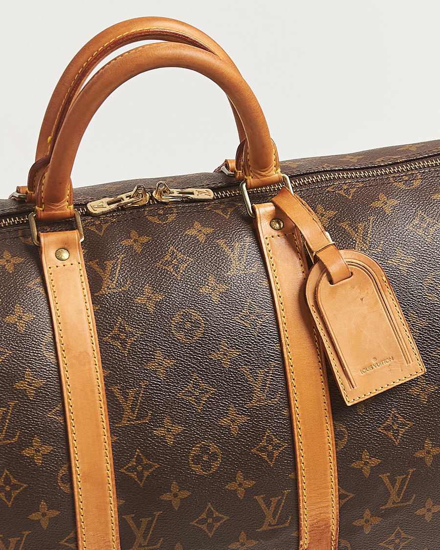 Homme | Louis Vuitton Pre-Owned Keepall Bandoulière 50 Monogram | Louis Vuitton Pre-Owned | Keepall Bandoulière 50 Monogram