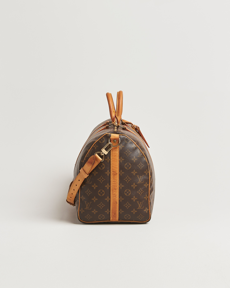 Homme | Louis Vuitton Pre-Owned Keepall Bandoulière 50 Monogram | Louis Vuitton Pre-Owned | Keepall Bandoulière 50 Monogram