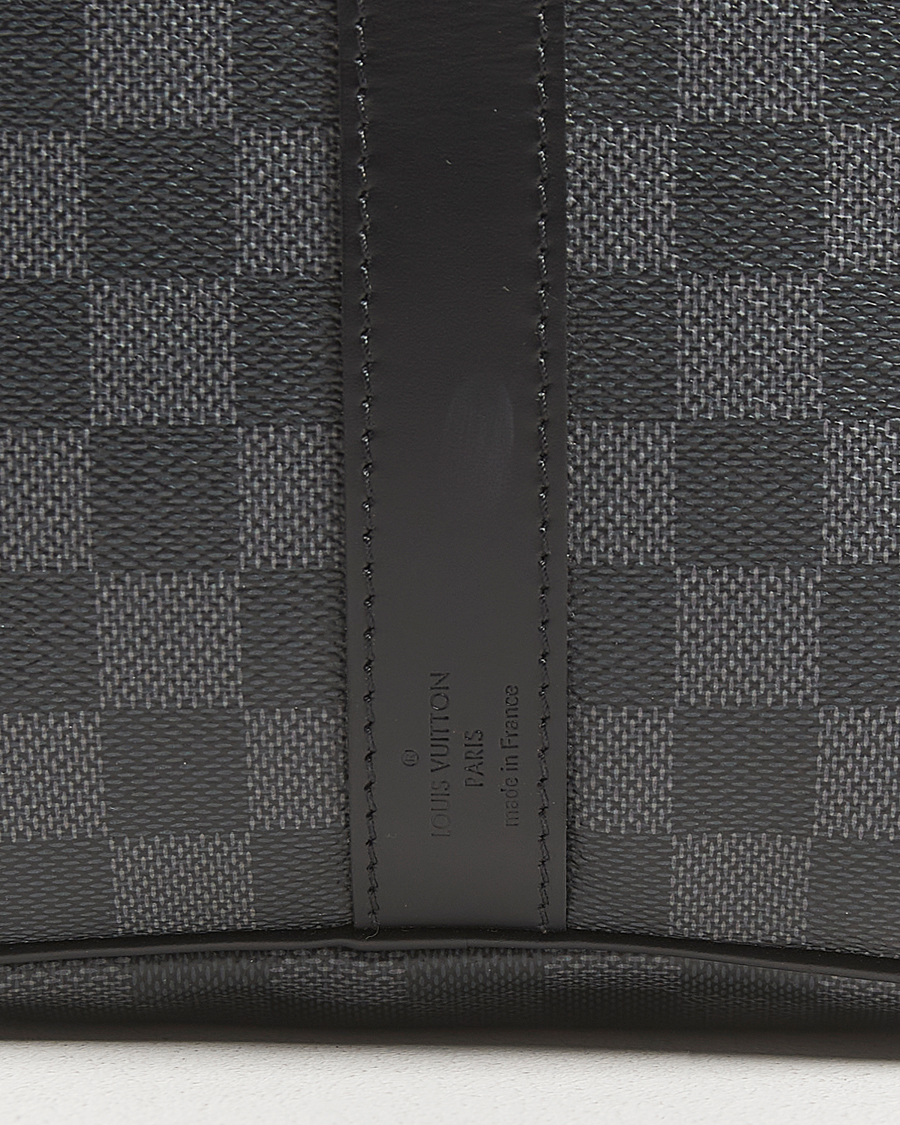 Homme | Louis Vuitton Pre-Owned Keepall Bandoulière 45 Damier Graphite | Louis Vuitton Pre-Owned | Keepall Bandoulière 45 Damier Graphite