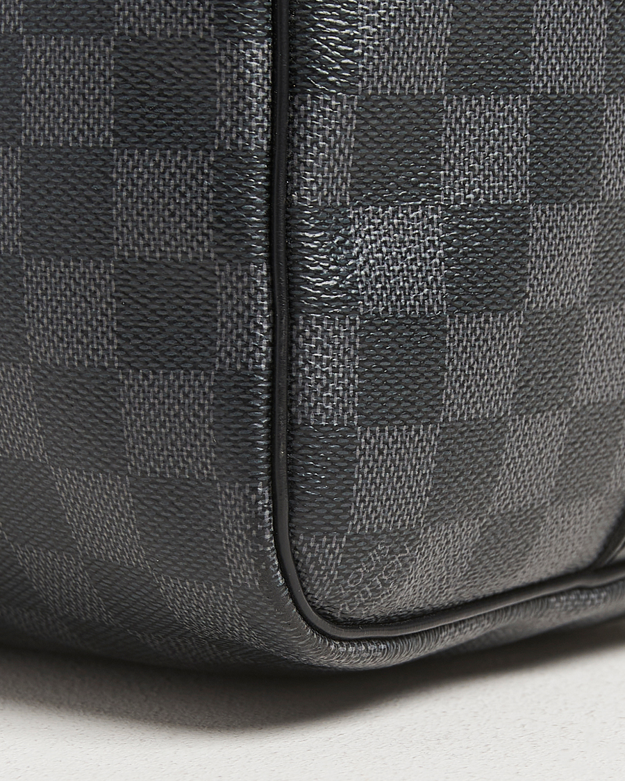 Homme | Louis Vuitton Pre-Owned Keepall Bandoulière 45 Damier Graphite | Louis Vuitton Pre-Owned | Keepall Bandoulière 45 Damier Graphite