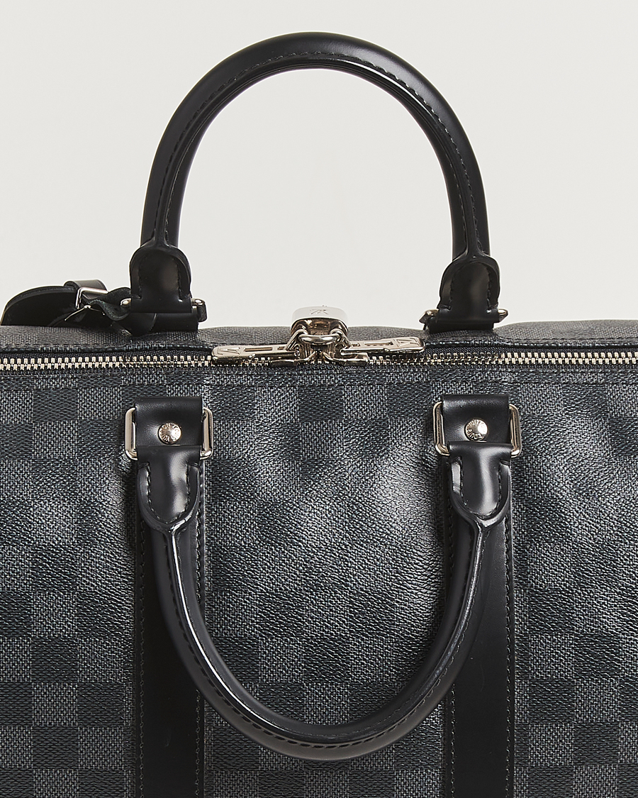 Homme | Louis Vuitton Pre-Owned Keepall Bandoulière 45 Damier Graphite | Louis Vuitton Pre-Owned | Keepall Bandoulière 45 Damier Graphite