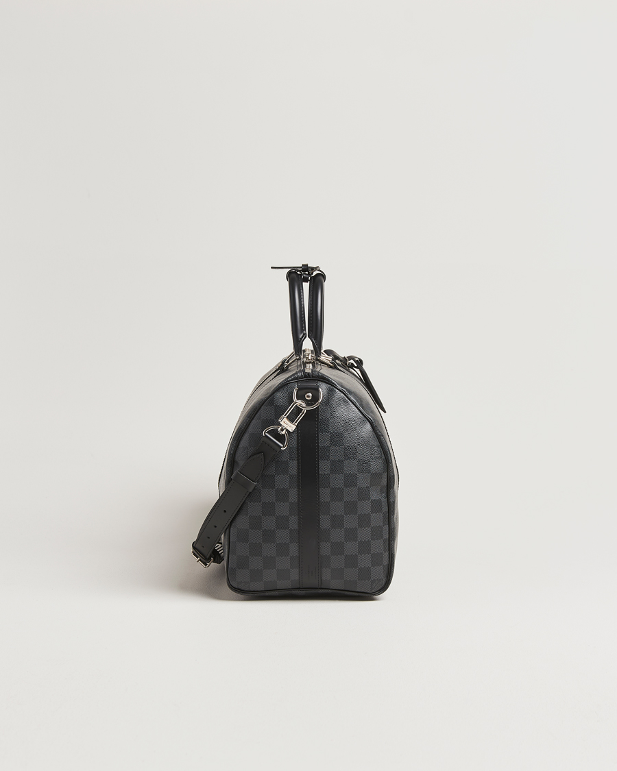 Homme | Louis Vuitton Pre-Owned Keepall Bandoulière 45 Damier Graphite | Louis Vuitton Pre-Owned | Keepall Bandoulière 45 Damier Graphite
