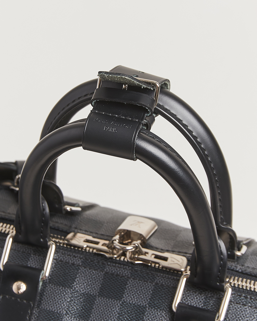 Homme | Louis Vuitton Pre-Owned Keepall Bandoulière 45 Damier Graphite | Louis Vuitton Pre-Owned | Keepall Bandoulière 45 Damier Graphite