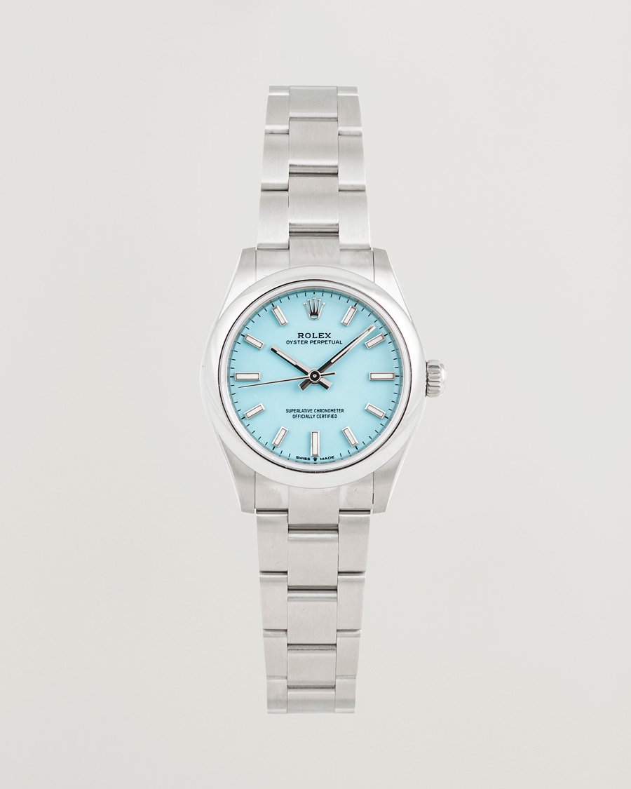 Homme | Rolex Pre-Owned Oyster Perpetual 31 Turquoise | Rolex Pre-Owned | Oyster Perpetual 31 Turquoise