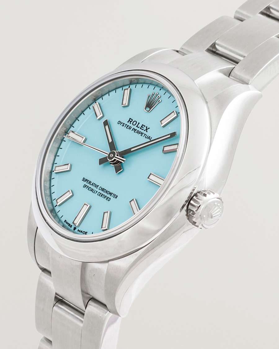 Homme | Rolex Pre-Owned Oyster Perpetual 31 Turquoise | Rolex Pre-Owned | Oyster Perpetual 31 Turquoise