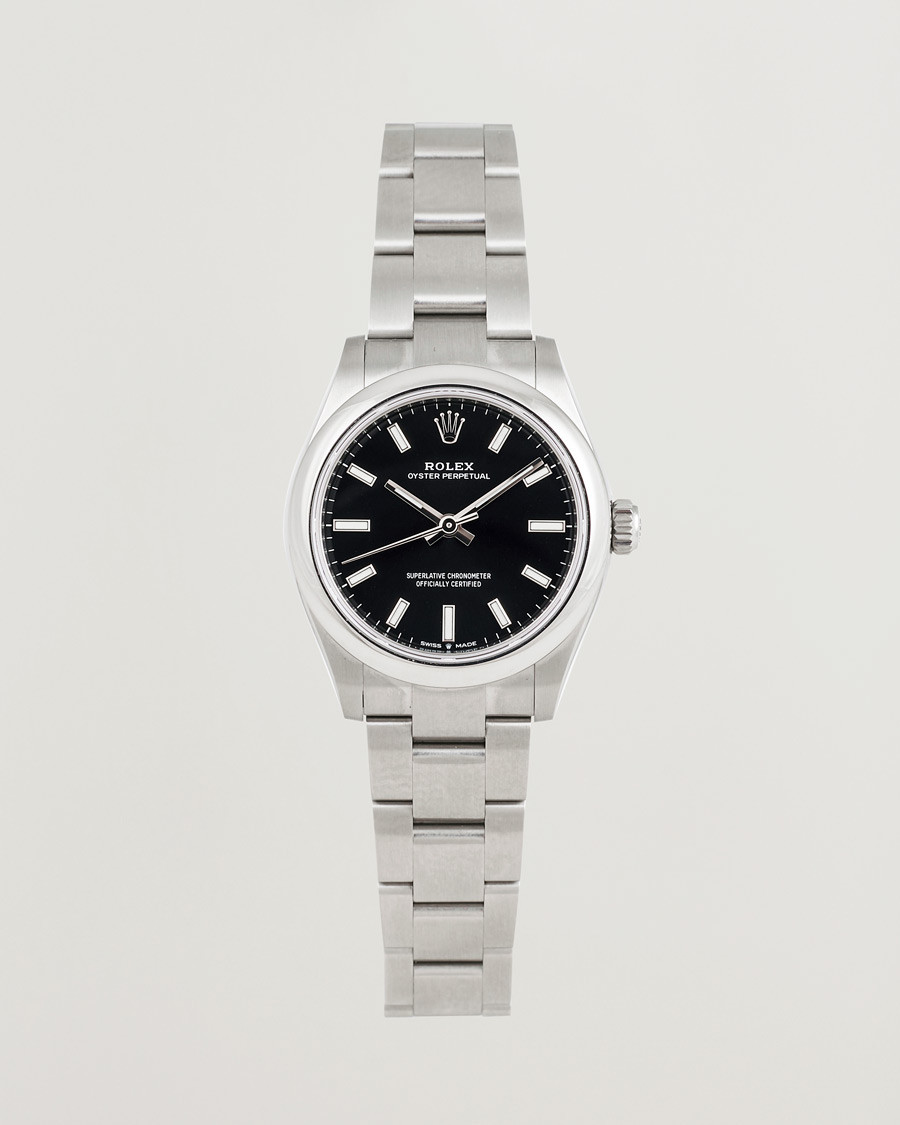 Homme | Rolex Pre-Owned Oyster Perpetual 31 Black | Rolex Pre-Owned | Oyster Perpetual 31 Black