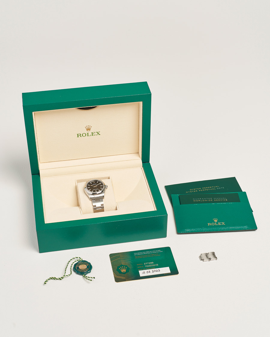 Homme | Rolex Pre-Owned Oyster Perpetual 31 Black | Rolex Pre-Owned | Oyster Perpetual 31 Black