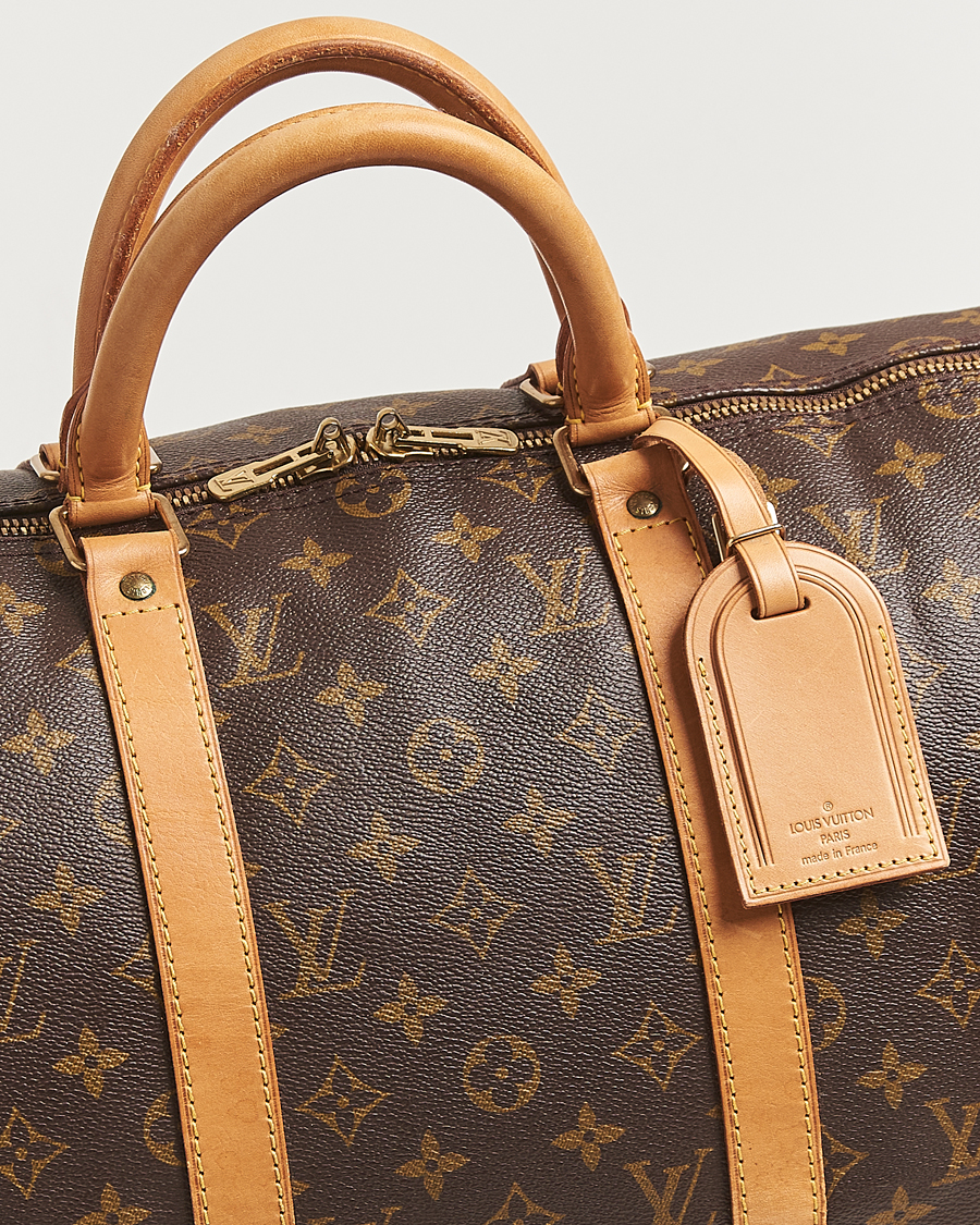 Homme | Louis Vuitton Pre-Owned Keepall Bandoulière 50 Monogram | Louis Vuitton Pre-Owned | Keepall Bandoulière 50 Monogram