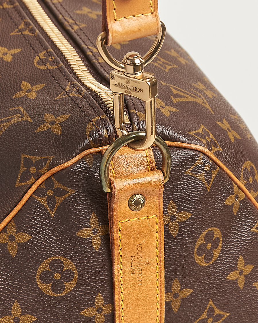 Homme | Louis Vuitton Pre-Owned Keepall Bandoulière 55 Monogram | Louis Vuitton Pre-Owned | Keepall Bandoulière 55 Monogram