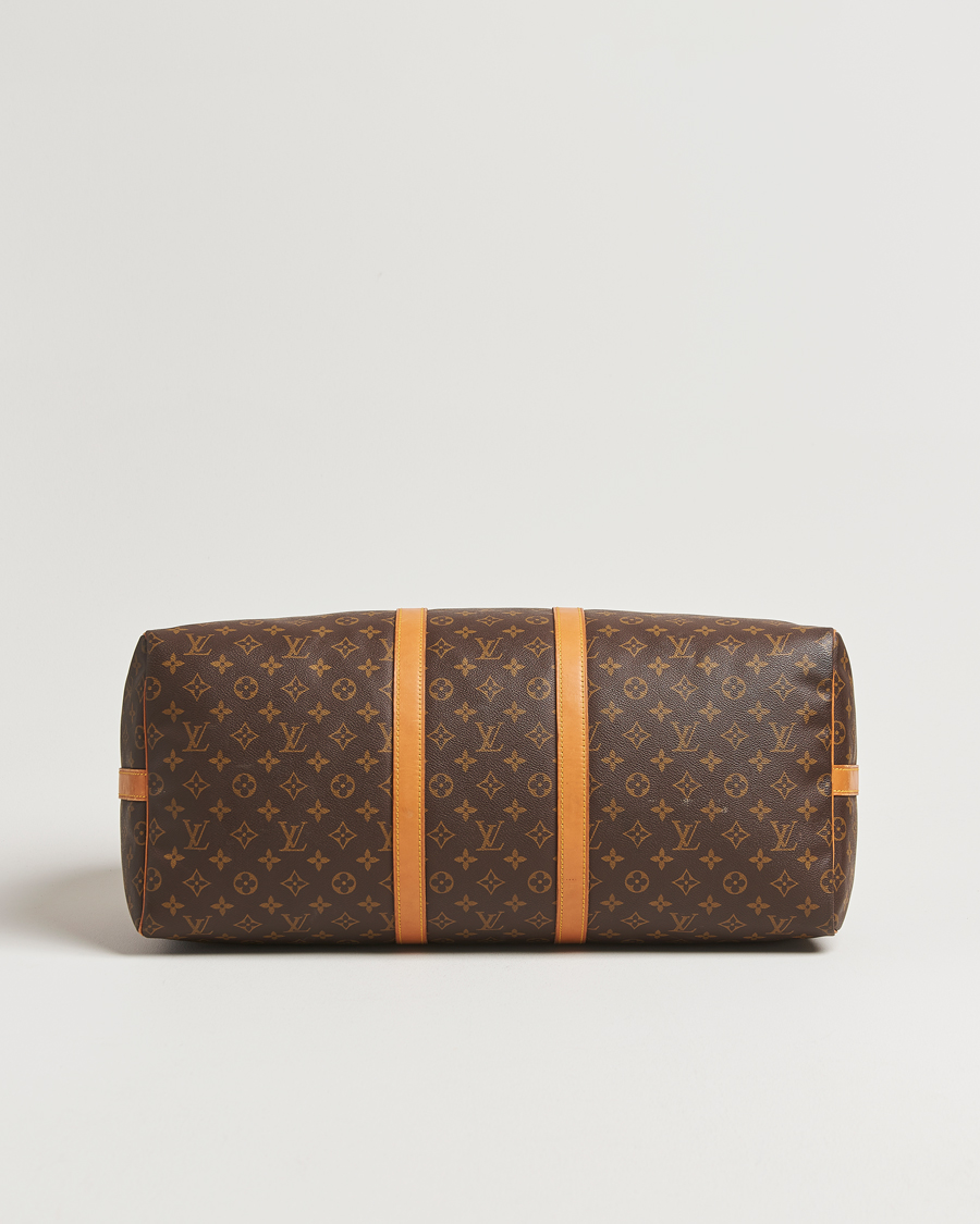 Homme | Louis Vuitton Pre-Owned Keepall Bandoulière 55 Monogram | Louis Vuitton Pre-Owned | Keepall Bandoulière 55 Monogram