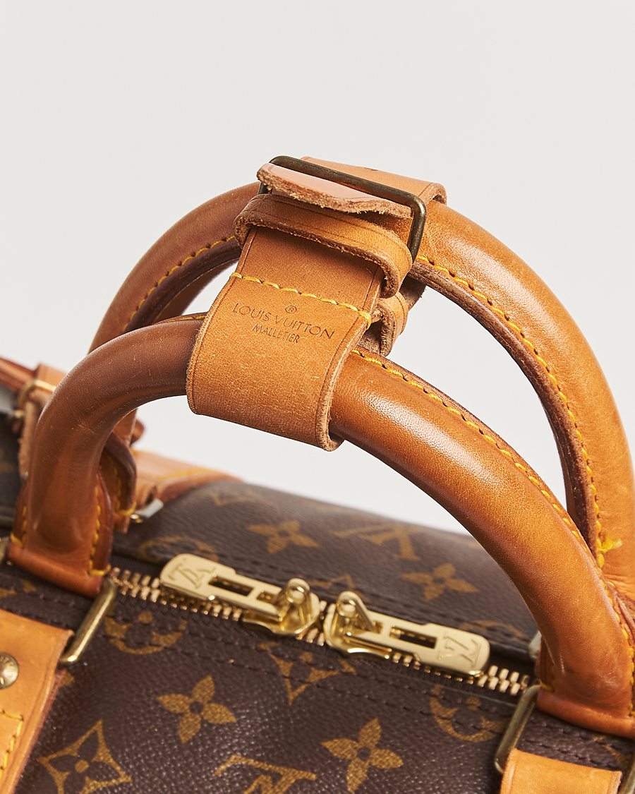 Homme | Louis Vuitton Pre-Owned Keepall Bandoulière 55 Monogram | Louis Vuitton Pre-Owned | Keepall Bandoulière 55 Monogram