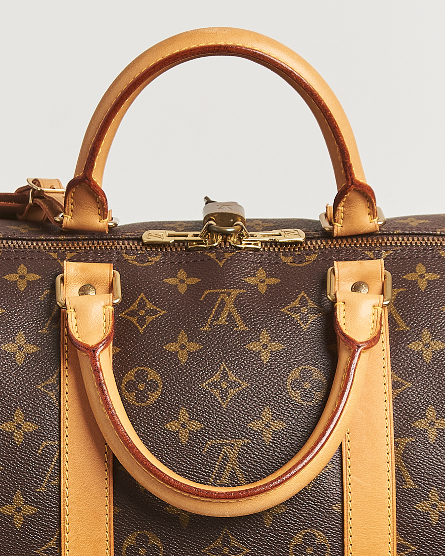 Homme | Louis Vuitton Pre-Owned Keepall Bandoulière 55 Monogram | Louis Vuitton Pre-Owned | Keepall Bandoulière 55 Monogram
