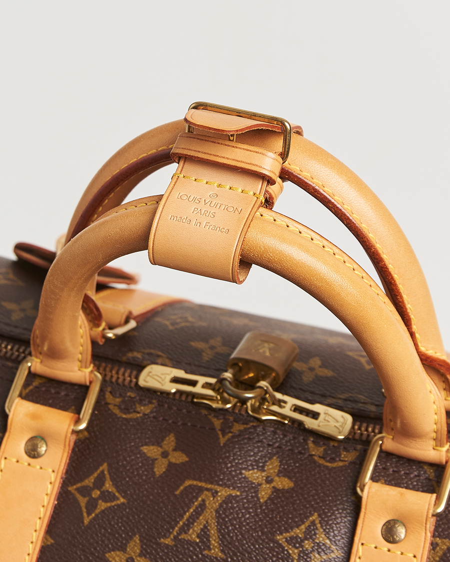 Homme | Louis Vuitton Pre-Owned Keepall Bandoulière 55 Monogram | Louis Vuitton Pre-Owned | Keepall Bandoulière 55 Monogram
