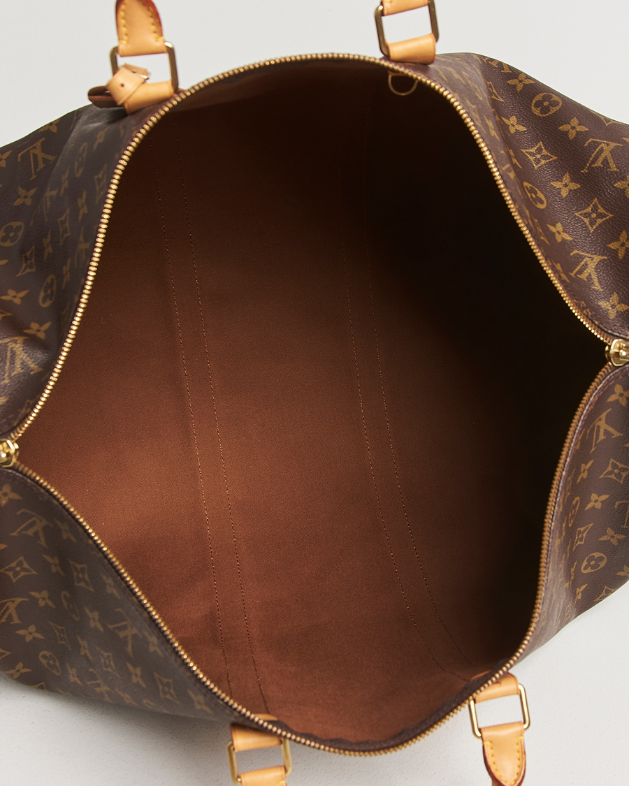 Homme | Louis Vuitton Pre-Owned Keepall Bandoulière 55 Monogram | Louis Vuitton Pre-Owned | Keepall Bandoulière 55 Monogram