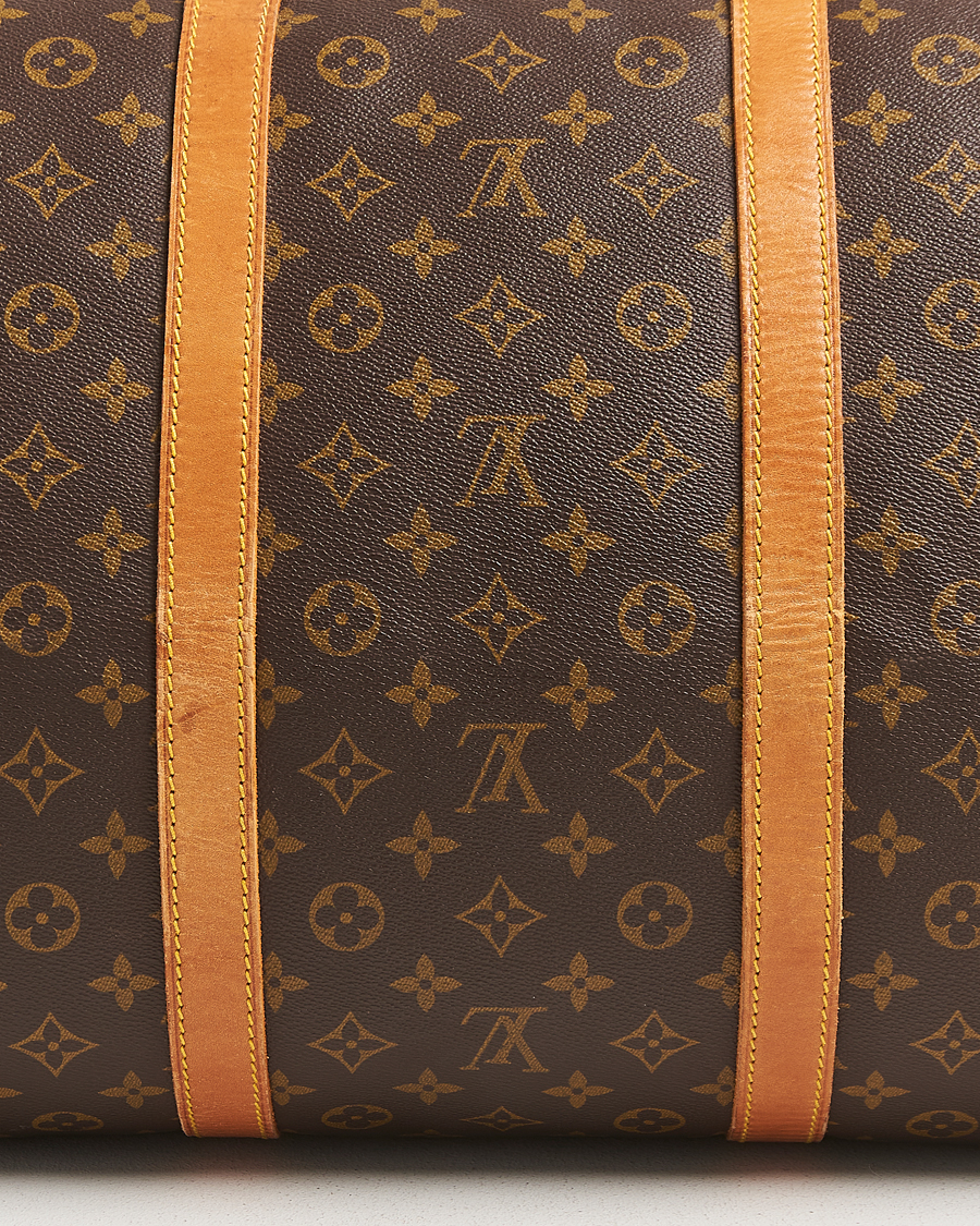 Homme | Louis Vuitton Pre-Owned Keepall Bandoulière 60 Monogram | Louis Vuitton Pre-Owned | Keepall Bandoulière 60 Monogram