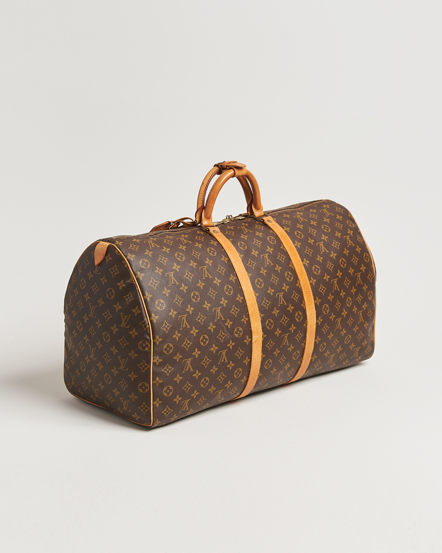 Homme | Louis Vuitton Pre-Owned Keepall Bandoulière 60 Monogram | Louis Vuitton Pre-Owned | Keepall Bandoulière 60 Monogram