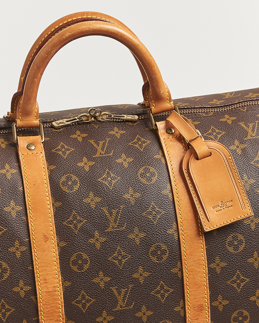 Homme | Louis Vuitton Pre-Owned Keepall Bandoulière 60 Monogram | Louis Vuitton Pre-Owned | Keepall Bandoulière 60 Monogram