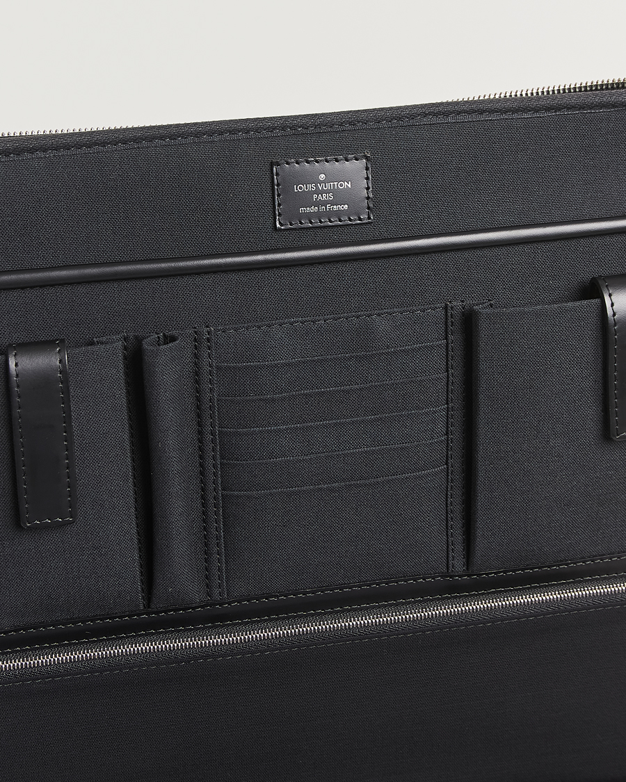 Homme | Louis Vuitton Pre-Owned Steve Briefcase Damier Graphite | Louis Vuitton Pre-Owned | Steve Briefcase Damier Graphite