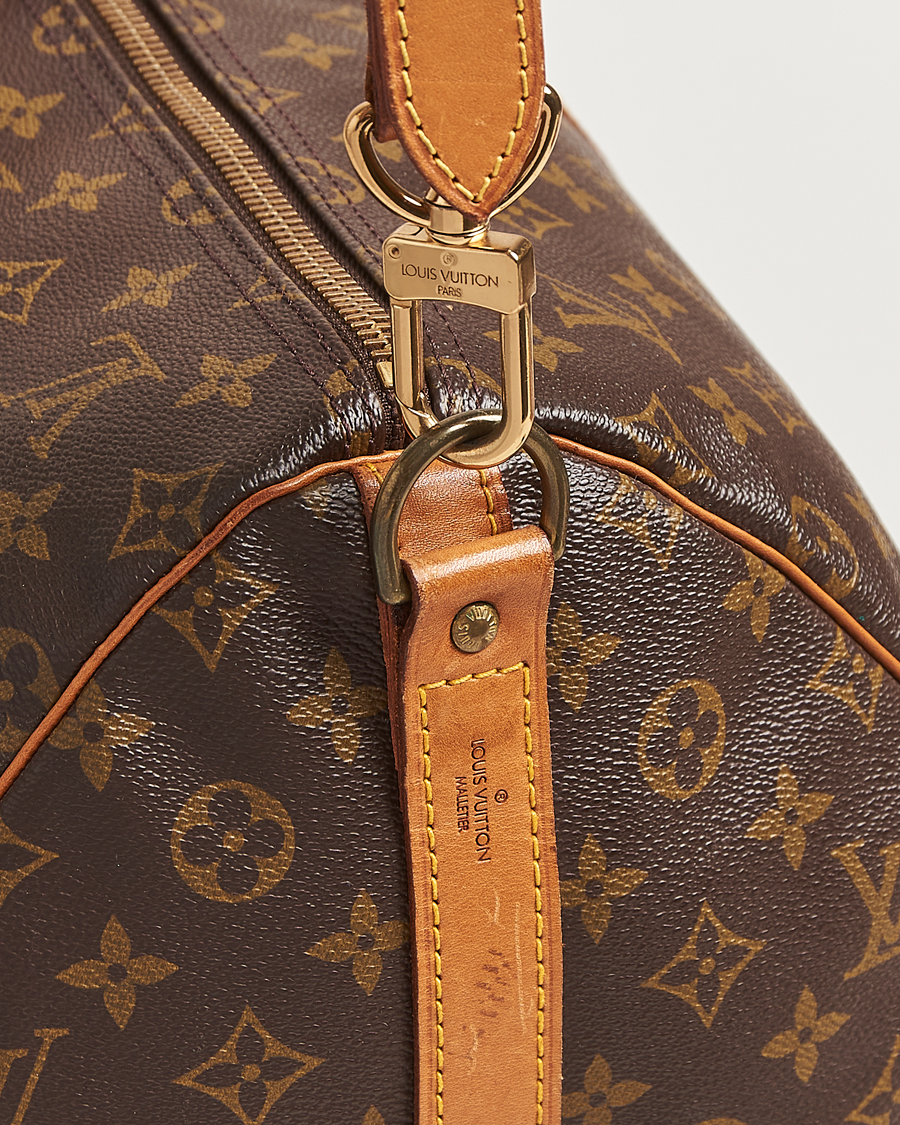 Homme | Louis Vuitton Pre-Owned Keepall Bandoulière 55 Monogram | Louis Vuitton Pre-Owned | Keepall Bandoulière 55 Monogram