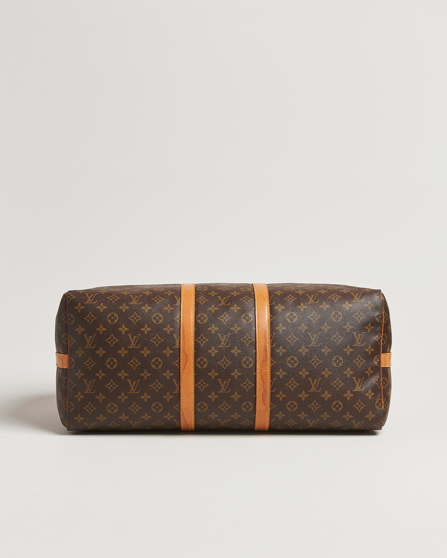 Homme | Louis Vuitton Pre-Owned Keepall Bandoulière 55 Monogram | Louis Vuitton Pre-Owned | Keepall Bandoulière 55 Monogram