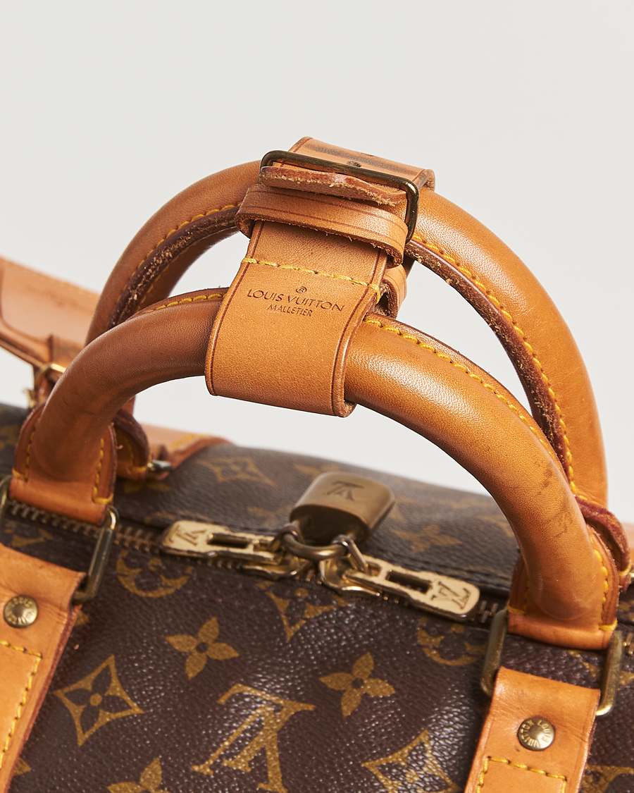 Homme | Louis Vuitton Pre-Owned Keepall Bandoulière 55 Monogram | Louis Vuitton Pre-Owned | Keepall Bandoulière 55 Monogram