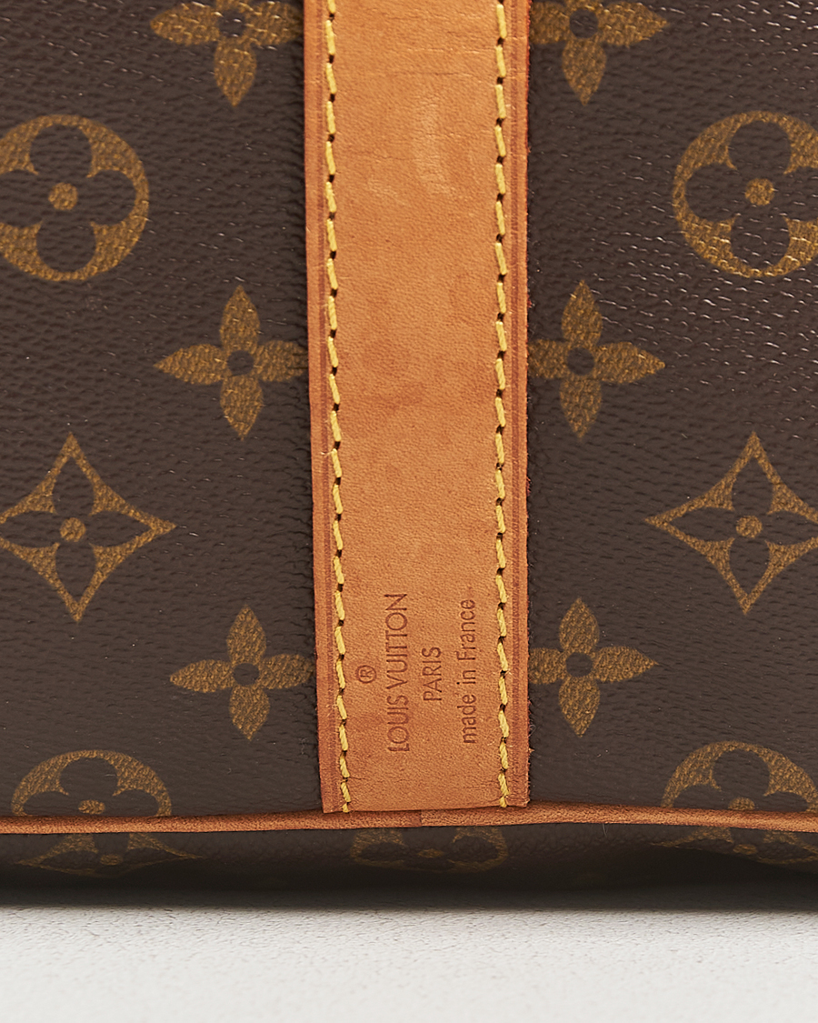 Homme | Louis Vuitton Pre-Owned Keepall Bandoulière 55 Monogram | Louis Vuitton Pre-Owned | Keepall Bandoulière 55 Monogram