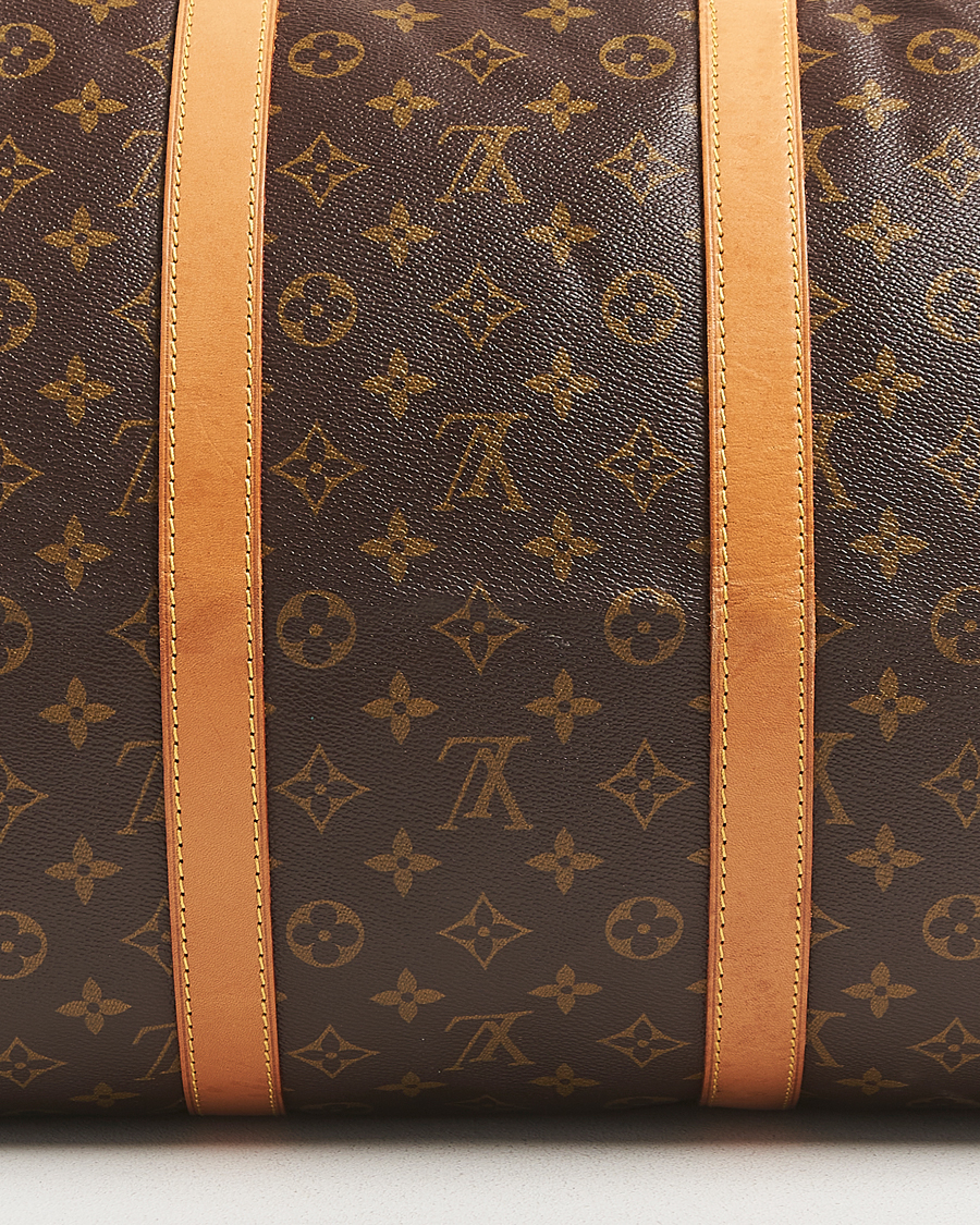 Homme | Louis Vuitton Pre-Owned Keepall Bandoulière 55 Monogram | Louis Vuitton Pre-Owned | Keepall Bandoulière 55 Monogram