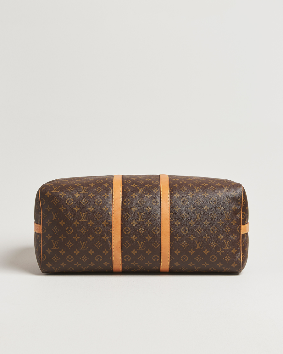 Homme | Louis Vuitton Pre-Owned Keepall Bandoulière 55 Monogram | Louis Vuitton Pre-Owned | Keepall Bandoulière 55 Monogram