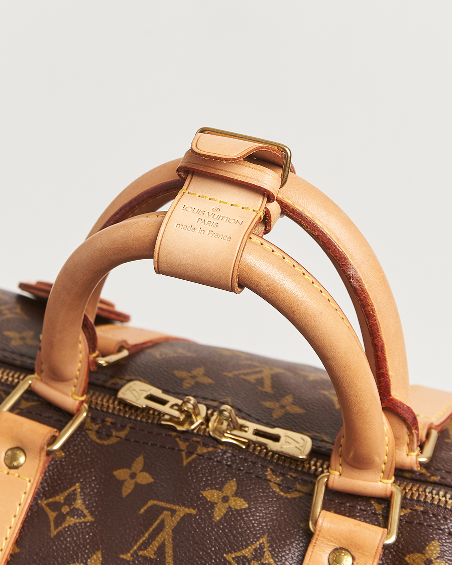 Homme | Louis Vuitton Pre-Owned Keepall Bandoulière 55 Monogram | Louis Vuitton Pre-Owned | Keepall Bandoulière 55 Monogram