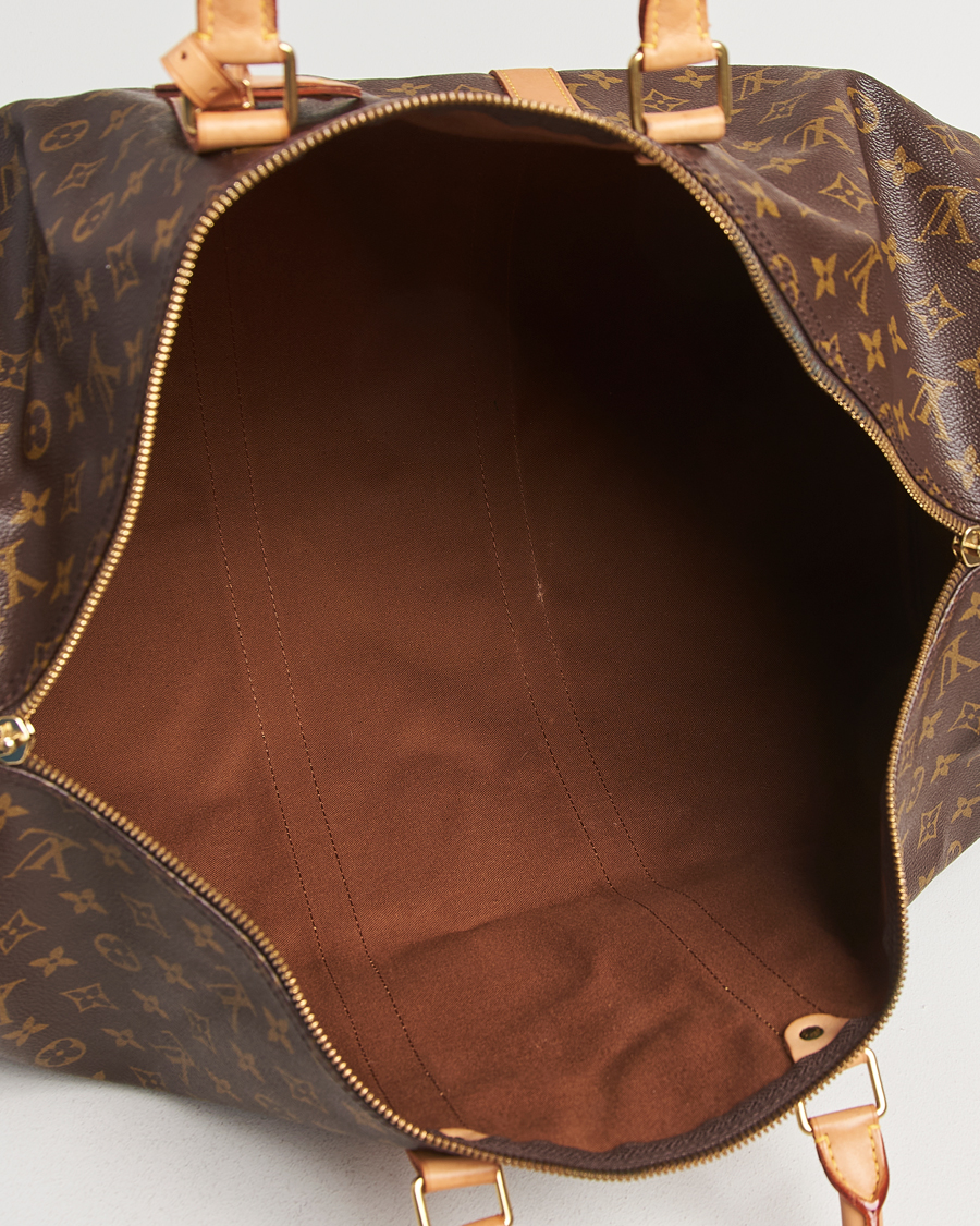 Homme | Louis Vuitton Pre-Owned Keepall Bandoulière 55 Monogram | Louis Vuitton Pre-Owned | Keepall Bandoulière 55 Monogram