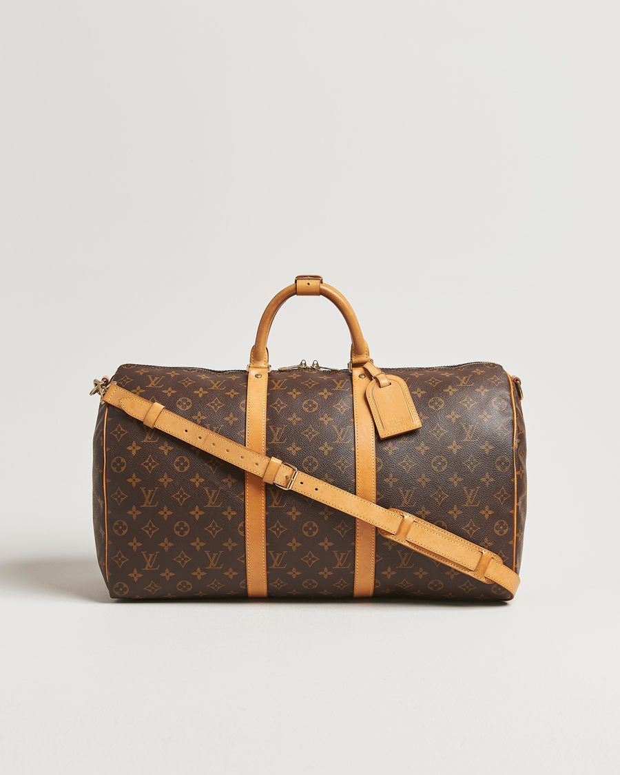 Homme | Louis Vuitton Pre-Owned Keepall Bandoulière 50 Monogram | Louis Vuitton Pre-Owned | Keepall Bandoulière 50 Monogram