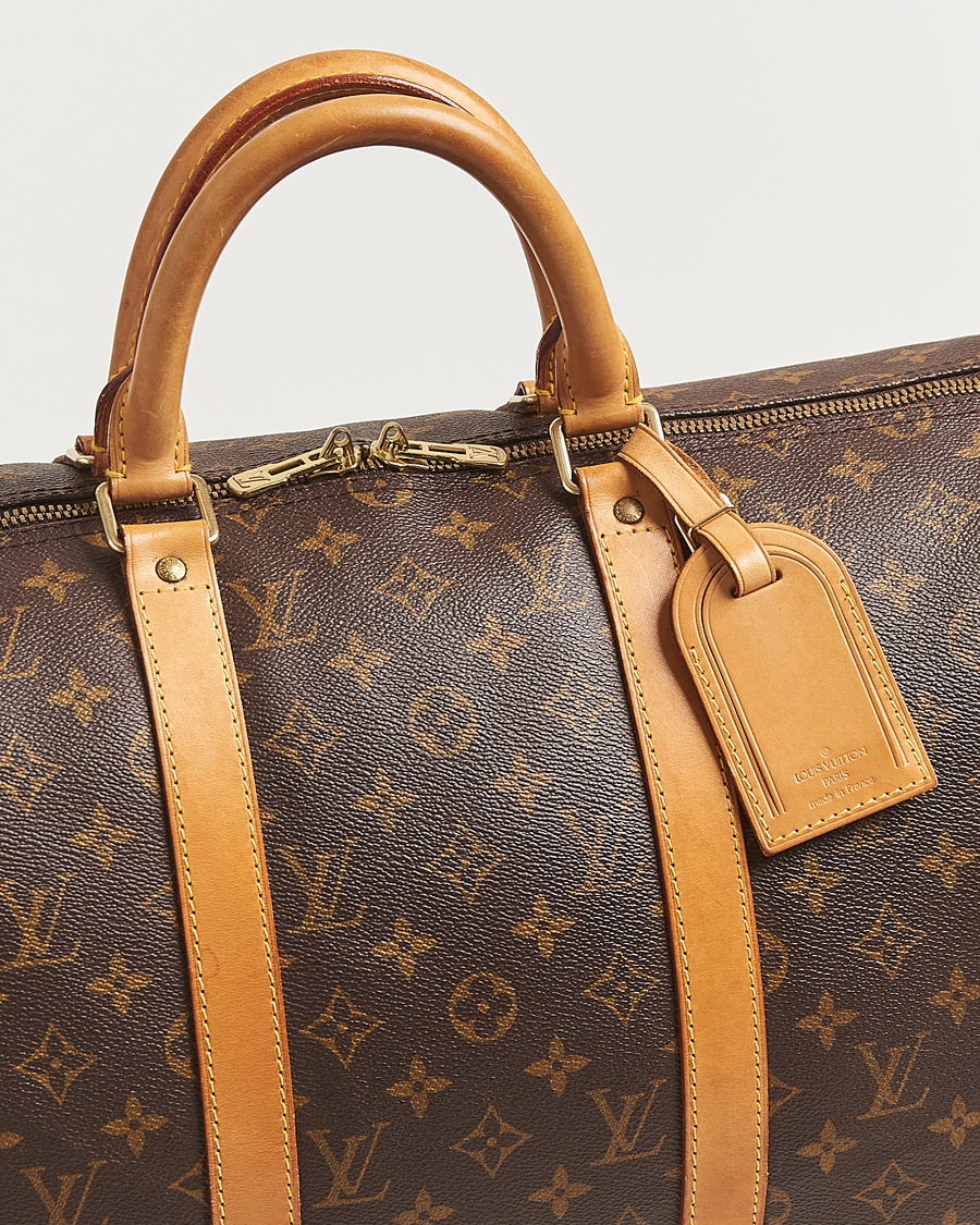 Homme | Louis Vuitton Pre-Owned Keepall Bandoulière 50 Monogram | Louis Vuitton Pre-Owned | Keepall Bandoulière 50 Monogram