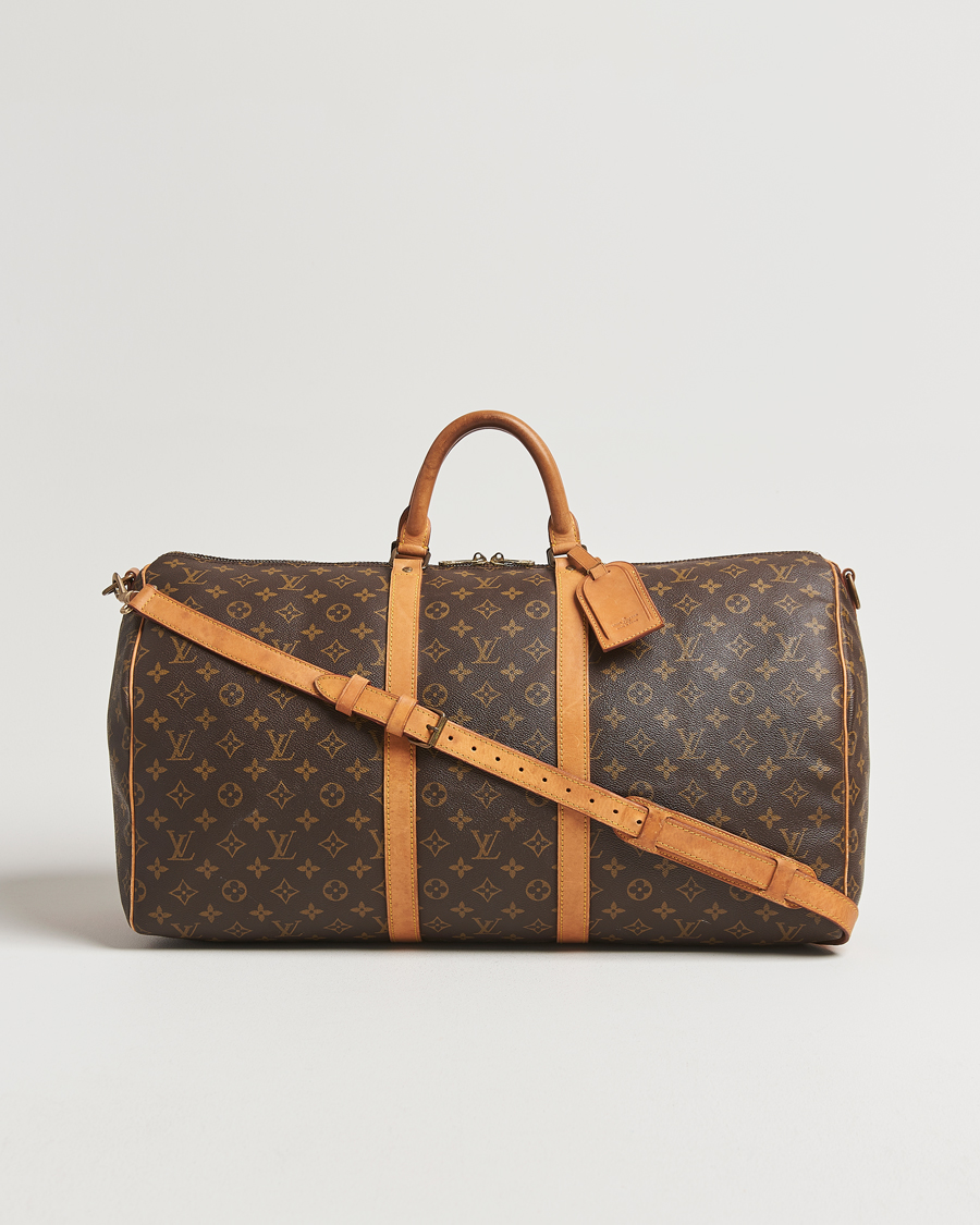Homme | Pre-Owned & Vintage Bags | Louis Vuitton Pre-Owned | Keepall Bandoulière 55 Monogram