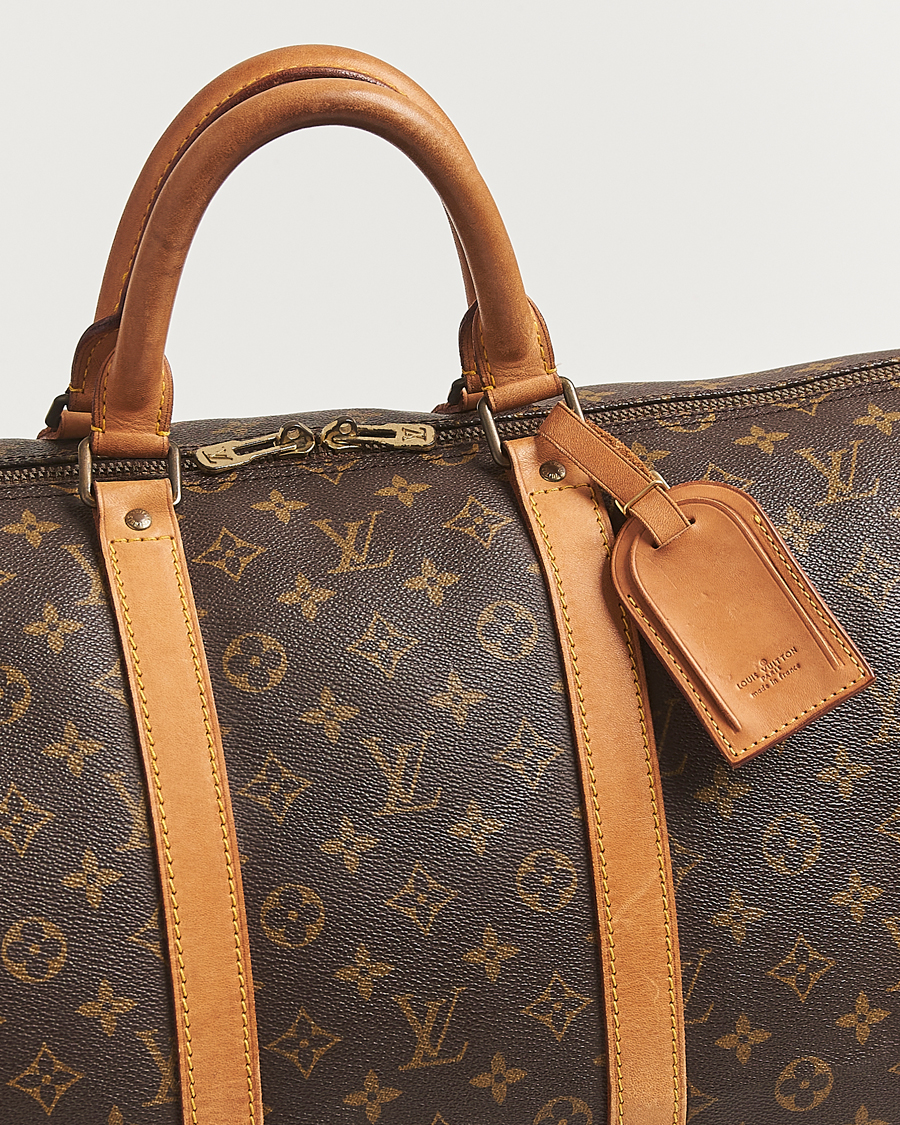 Homme | Pre-Owned & Vintage Bags | Louis Vuitton Pre-Owned | Keepall Bandoulière 55 Monogram