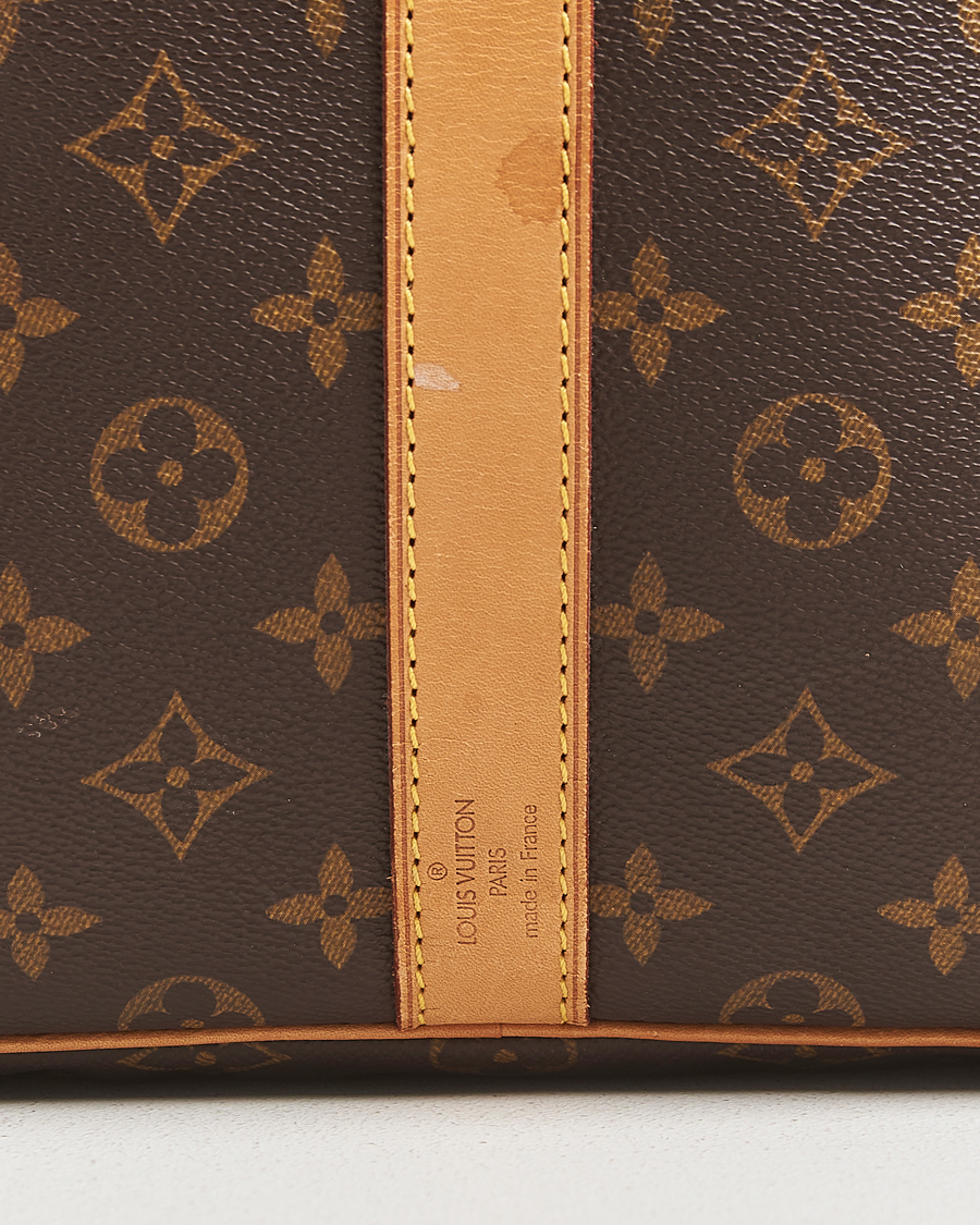 Homme | Louis Vuitton Pre-Owned Keepall Bandoulière 55 Monogram | Louis Vuitton Pre-Owned | Keepall Bandoulière 55 Monogram