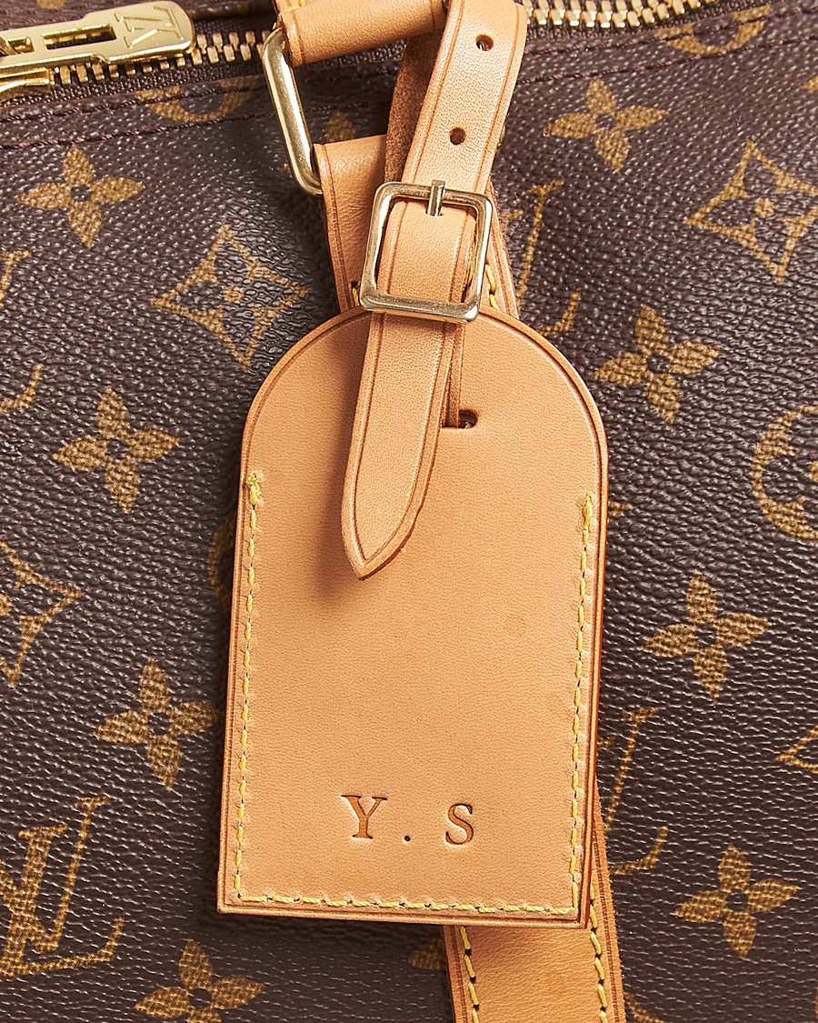 Homme | Louis Vuitton Pre-Owned Keepall Bandoulière 55 Monogram | Louis Vuitton Pre-Owned | Keepall Bandoulière 55 Monogram