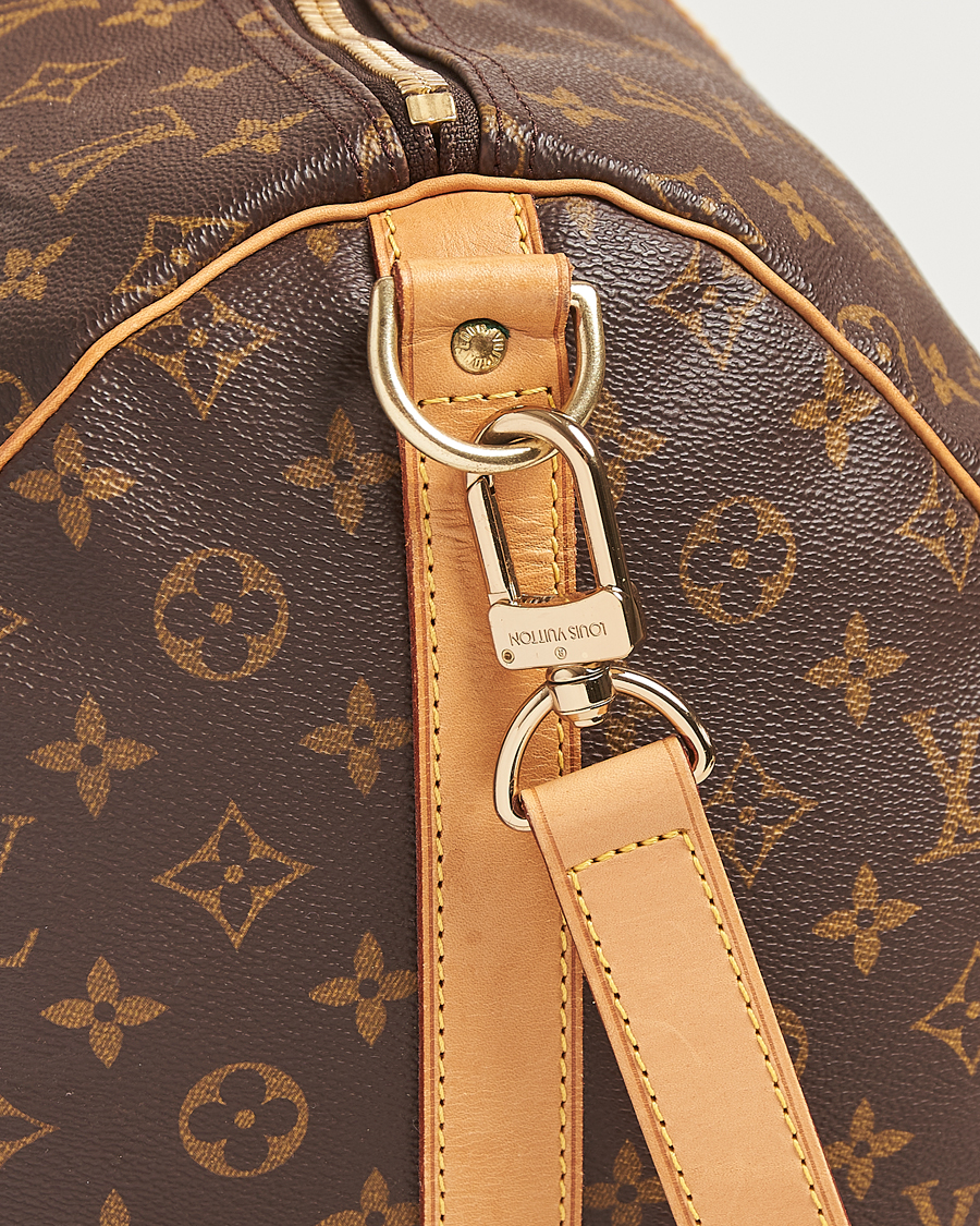 Homme | Louis Vuitton Pre-Owned Keepall Bandoulière 55 Monogram | Louis Vuitton Pre-Owned | Keepall Bandoulière 55 Monogram