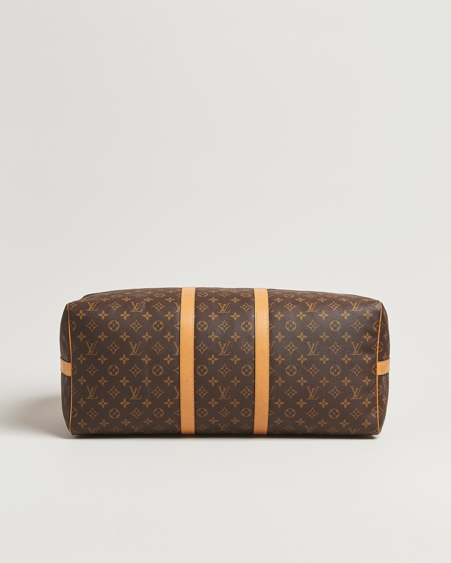 Homme | Louis Vuitton Pre-Owned Keepall Bandoulière 55 Monogram | Louis Vuitton Pre-Owned | Keepall Bandoulière 55 Monogram