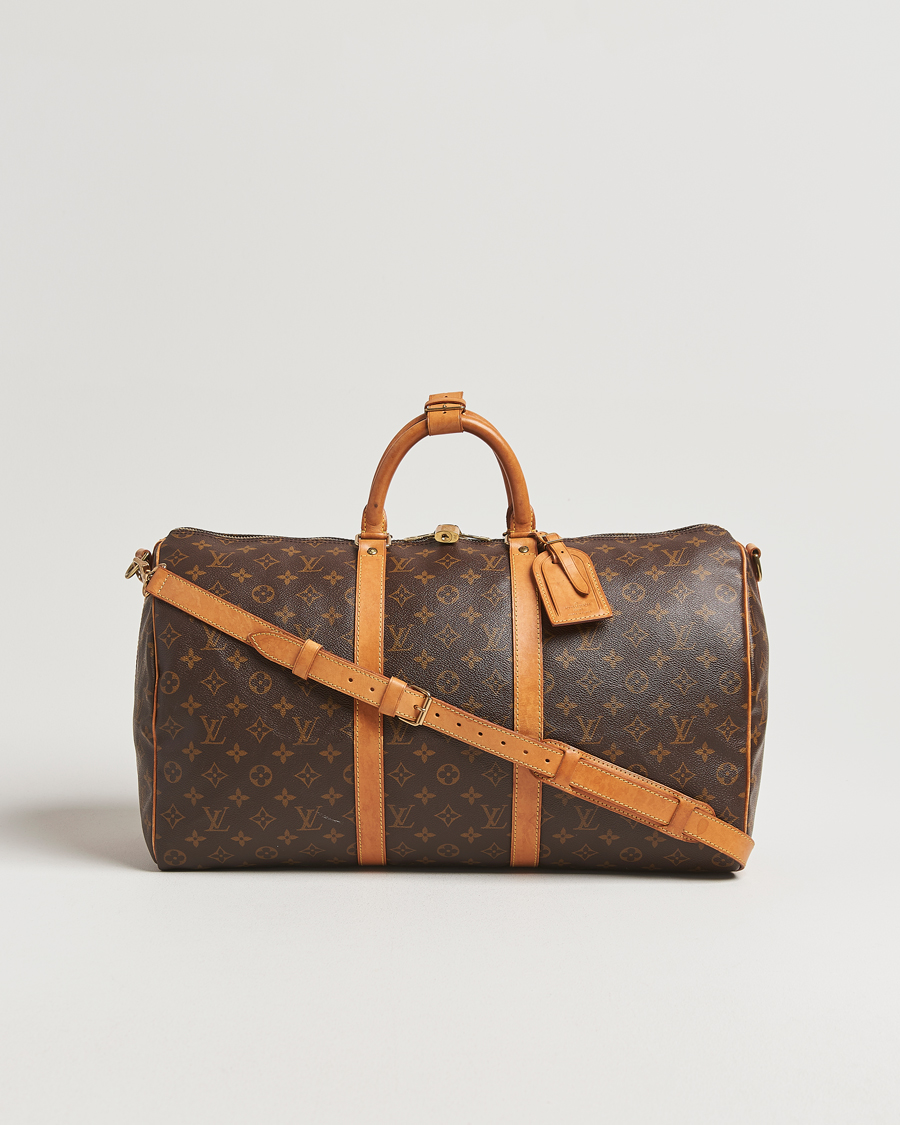 Homme | Louis Vuitton Pre-Owned Keepall Bandoulière 50 Monogram | Louis Vuitton Pre-Owned | Keepall Bandoulière 50 Monogram