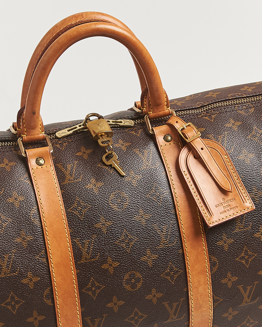 Homme | Louis Vuitton Pre-Owned Keepall Bandoulière 50 Monogram | Louis Vuitton Pre-Owned | Keepall Bandoulière 50 Monogram