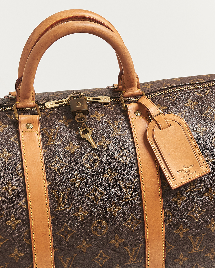 Homme | Louis Vuitton Pre-Owned Keepall Bandoulière 50 Monogram | Louis Vuitton Pre-Owned | Keepall Bandoulière 50 Monogram