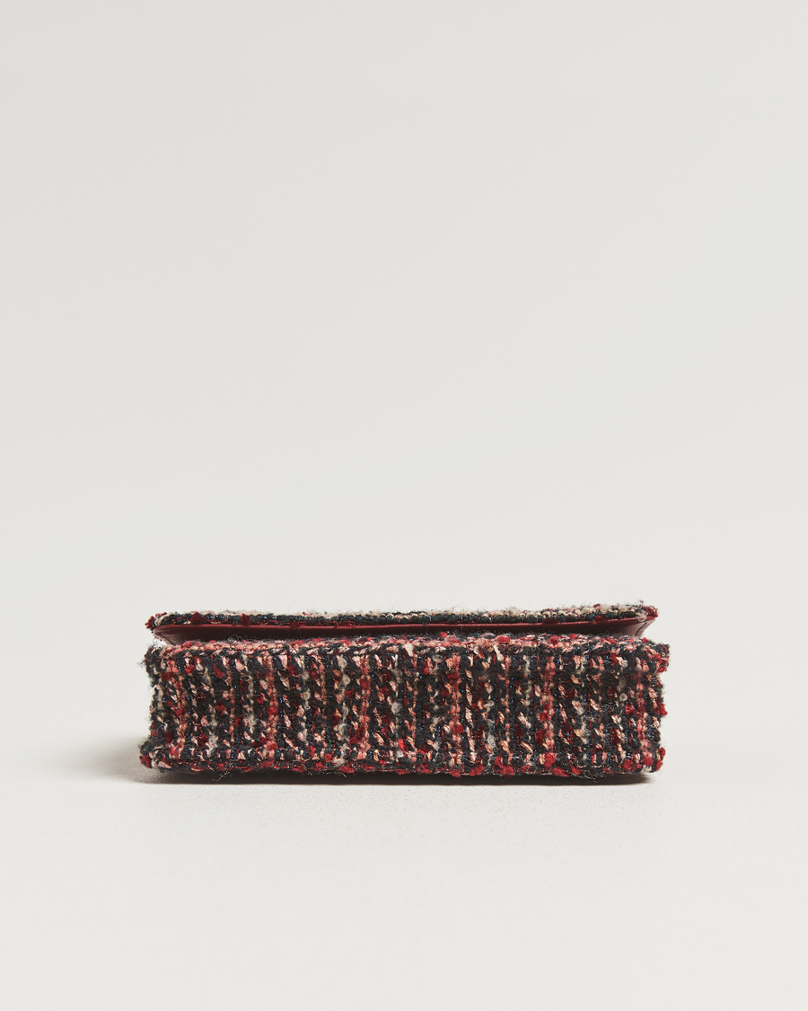 Homme | Pre-Owned & Vintage Bags | Chanel Pre-Owned | Tweed Wallet On Chain Red