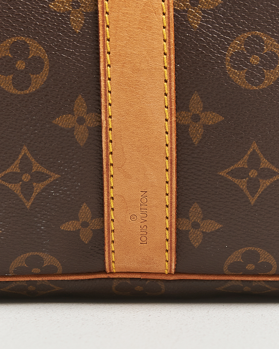 Homme | Louis Vuitton Pre-Owned Keepall Bandoulière 55 Monogram | Louis Vuitton Pre-Owned | Keepall Bandoulière 55 Monogram