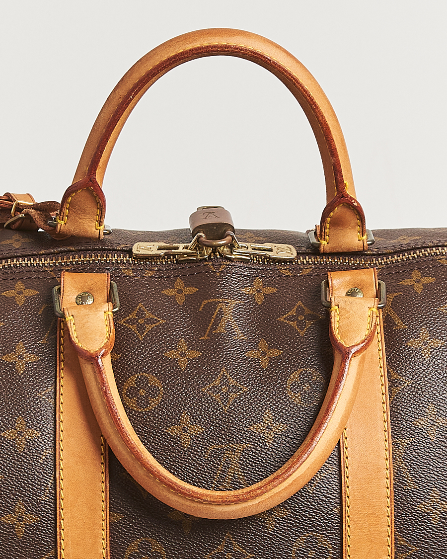 Homme | Louis Vuitton Pre-Owned Keepall Bandoulière 55 Monogram | Louis Vuitton Pre-Owned | Keepall Bandoulière 55 Monogram