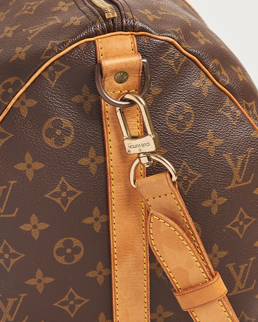 Homme | Louis Vuitton Pre-Owned Keepall Bandoulière 55 Monogram | Louis Vuitton Pre-Owned | Keepall Bandoulière 55 Monogram