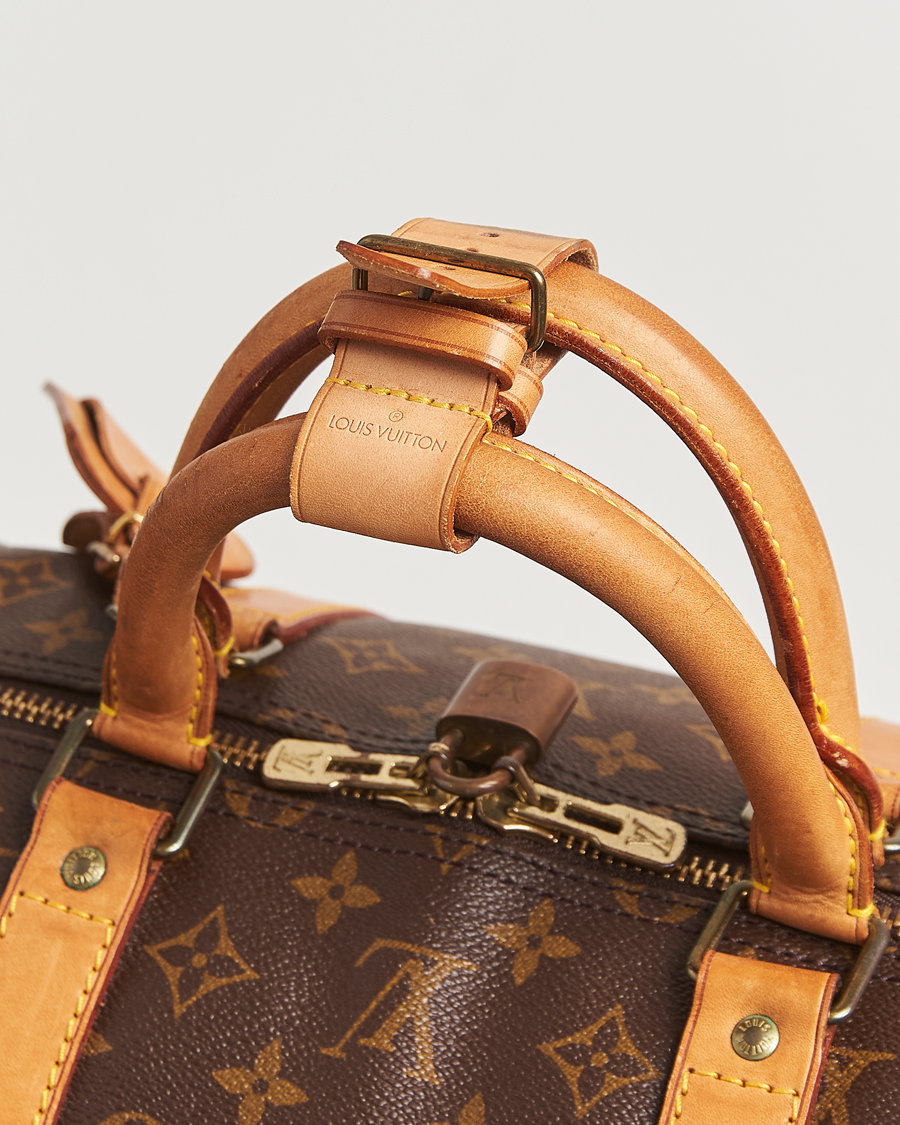 Homme | Louis Vuitton Pre-Owned Keepall Bandoulière 55 Monogram | Louis Vuitton Pre-Owned | Keepall Bandoulière 55 Monogram