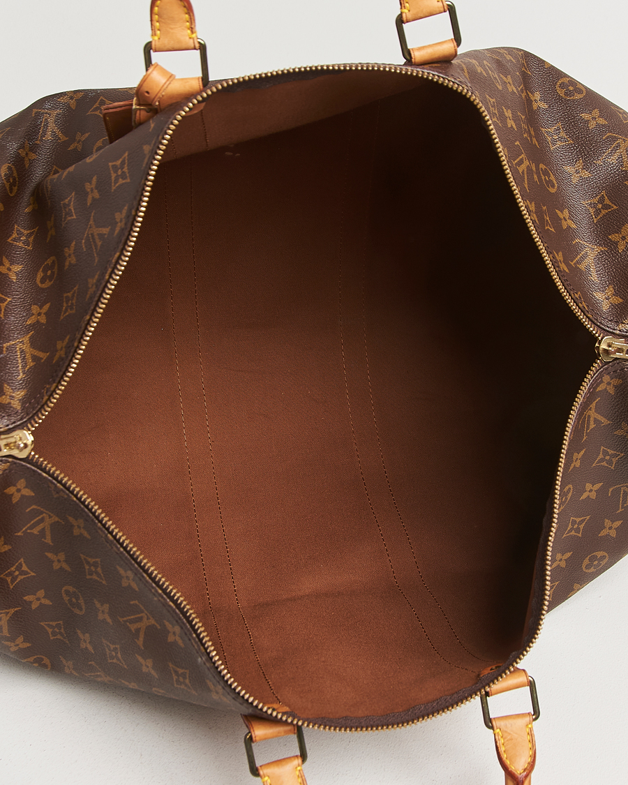 Homme | Louis Vuitton Pre-Owned Keepall Bandoulière 55 Monogram | Louis Vuitton Pre-Owned | Keepall Bandoulière 55 Monogram