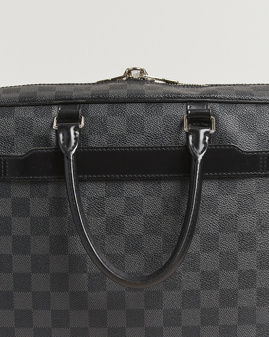 Homme | Louis Vuitton Pre-Owned Porte Document Voyager Damier Graphite | Louis Vuitton Pre-Owned | Porte Document Voyager Damier Graphite