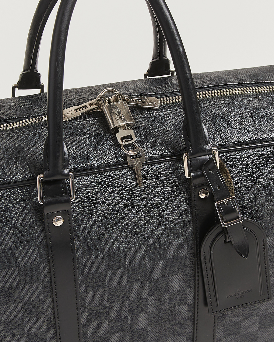 Homme | Louis Vuitton Pre-Owned Porte Document Voyager Damier Graphite | Louis Vuitton Pre-Owned | Porte Document Voyager Damier Graphite